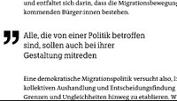„Migration und Demokratie“ – Kommentar aus Sicht der Migrationsforschung